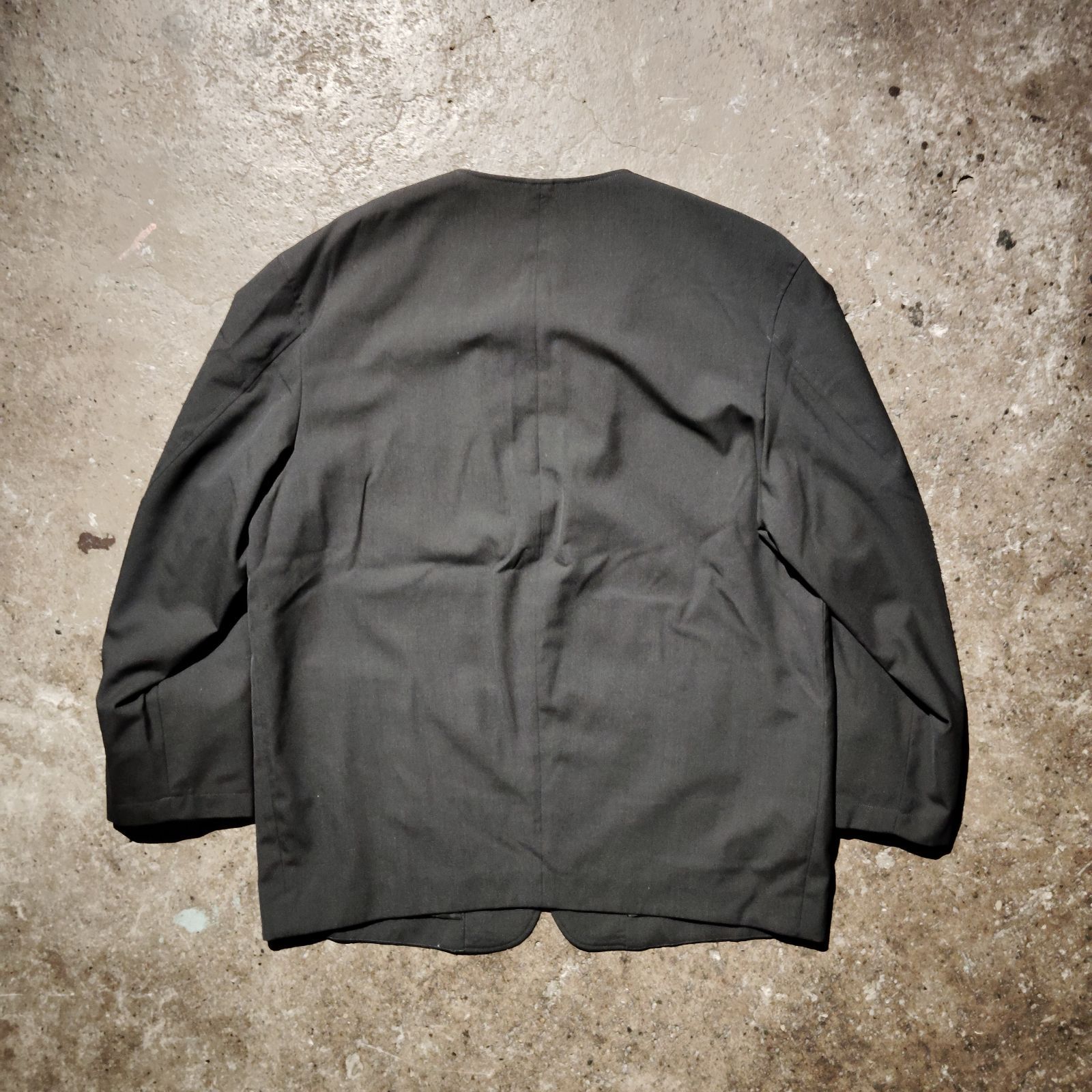 THE RERACS 22ss HIGH TWIST TROPICAL CLLARLESS JACKET 48 ザリラクス