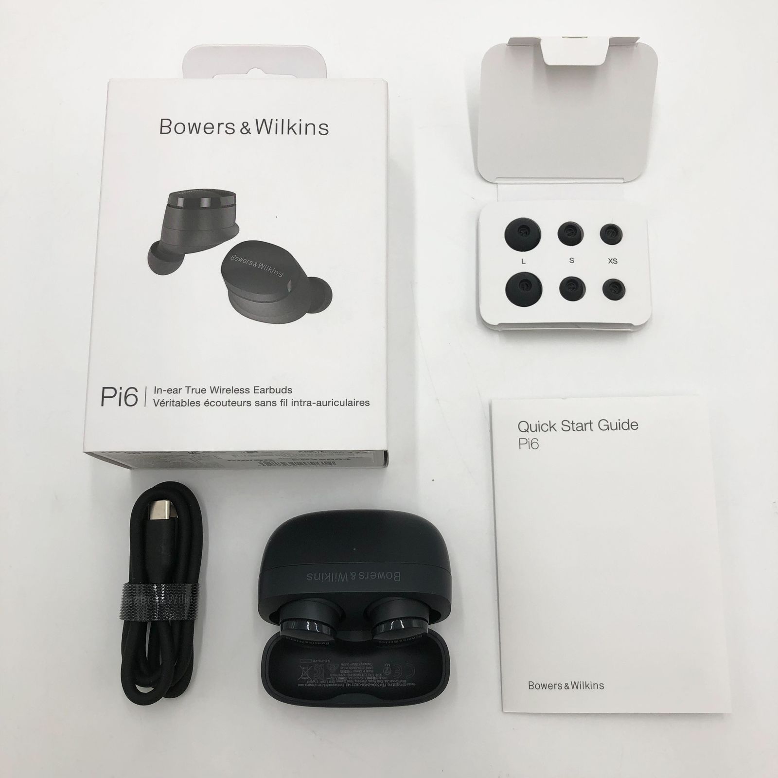 Bowers & Wilkins】 Pi6 (ストーム・グレー) 完全ワイヤレスイヤフォン 