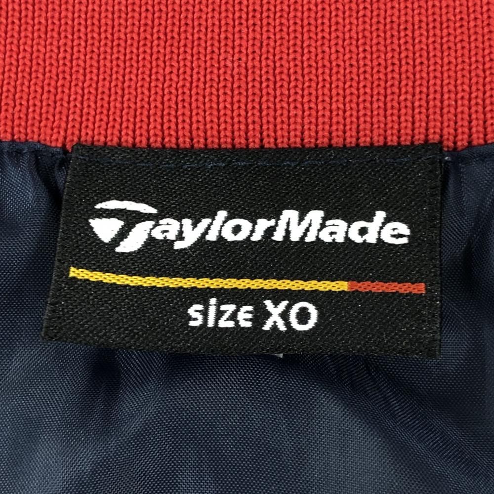 美品】テーラーメイド 2WAY中綿スニード ネイビー×レッド ロゴプリント