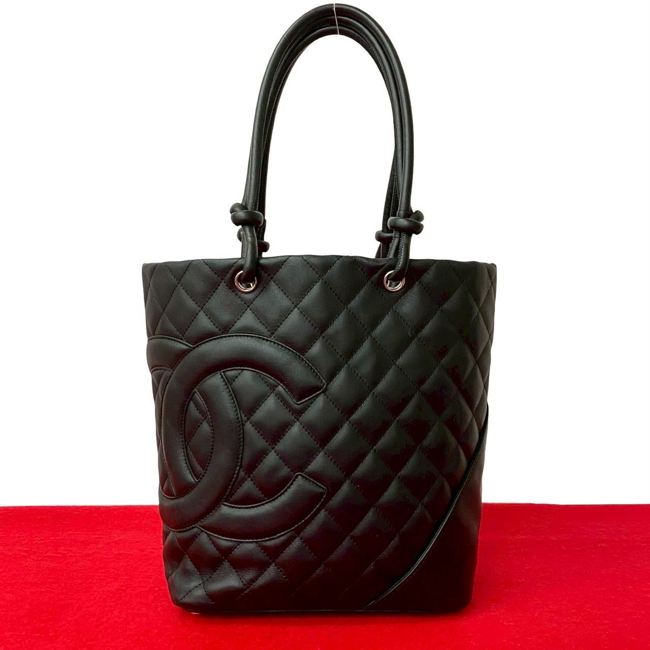 極 美品 シール有 9番台 CHANEL シャネル カンボンライン ココマーク