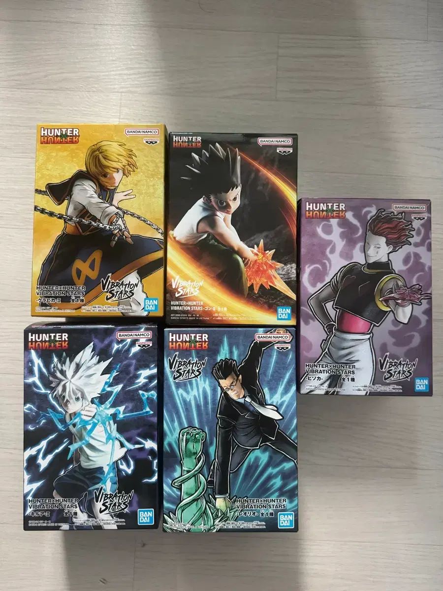 HUNTER×HUNTER バイブレーションスターズ ゴン キルア クラピカ レオリオ ヒソカ まとめ