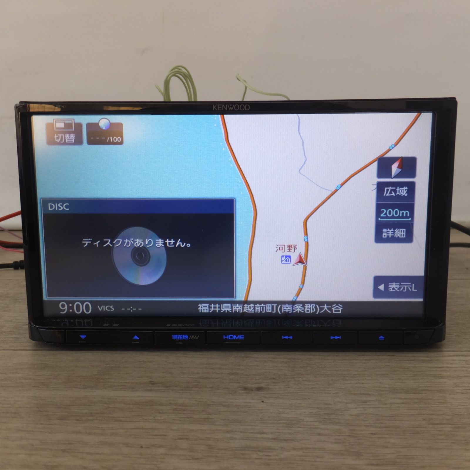 KENWOOD ケンウッド カーナビ MDV-L405 地図データ2021年 MDV-L505W