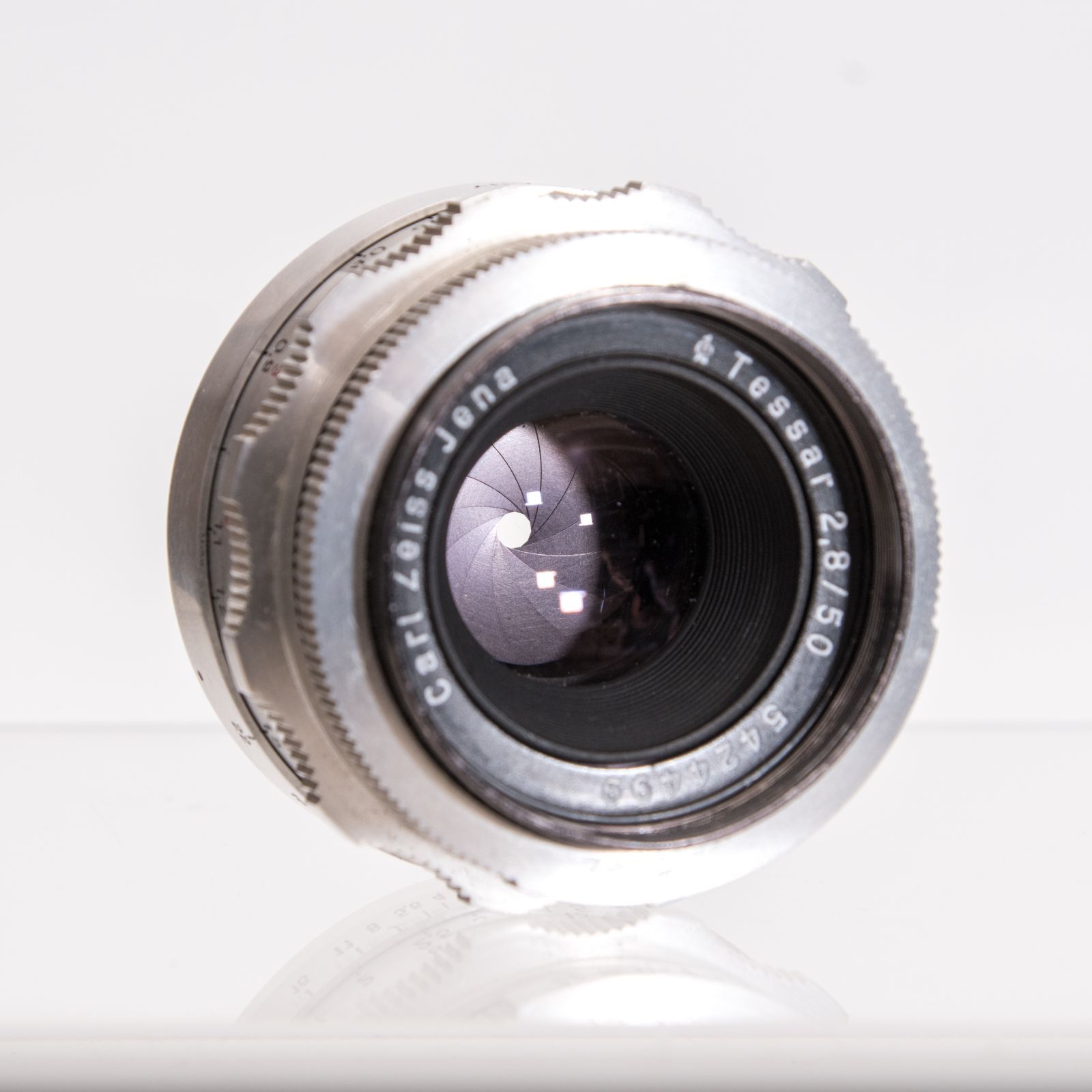 Carl Zeiss Jena Tessar 50mm F2.8 エキザクタマウント 5424499【並品