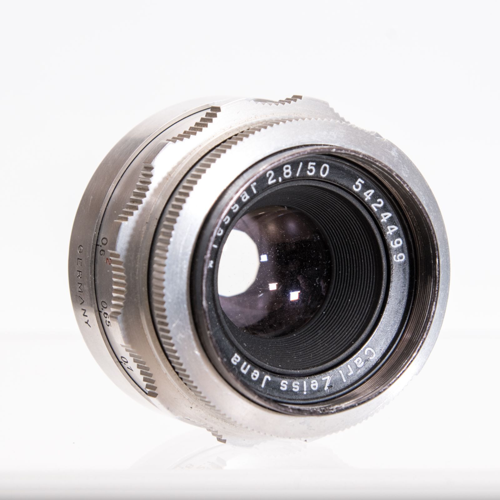 Carl Zeiss Jena Tessar 50mm F2.8 エキザクタマウント 5424499【並品