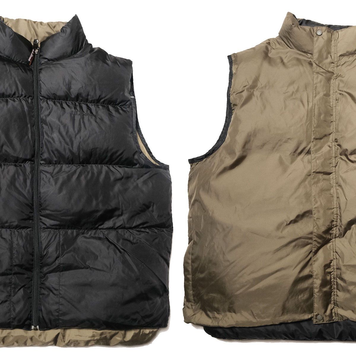00s L.L.Bean エルエルビーン ヴィンテージリバーシブルダウンベスト