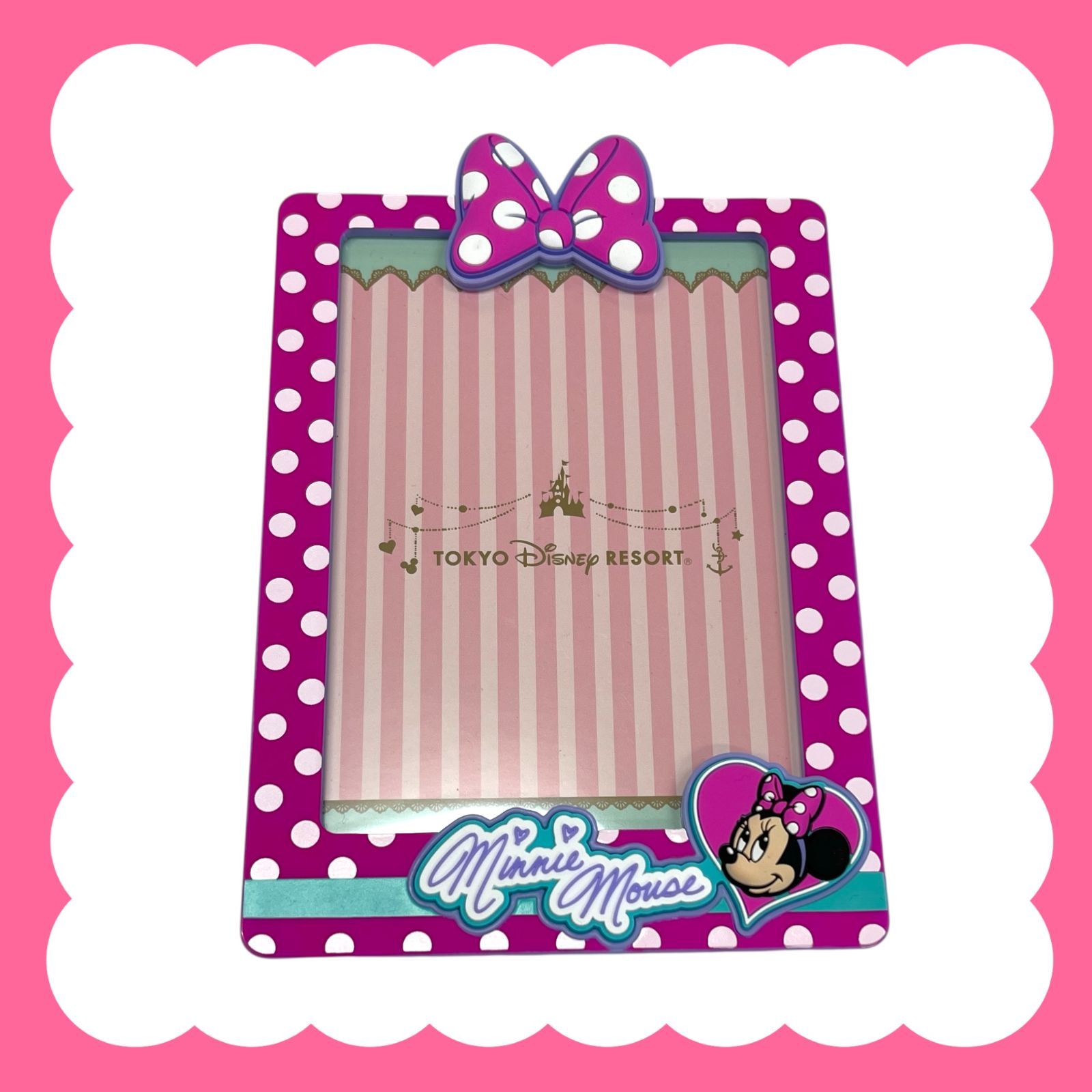 ディズニー【フォトフレーム】ミニー 写真立て 東京ディズニーリゾート