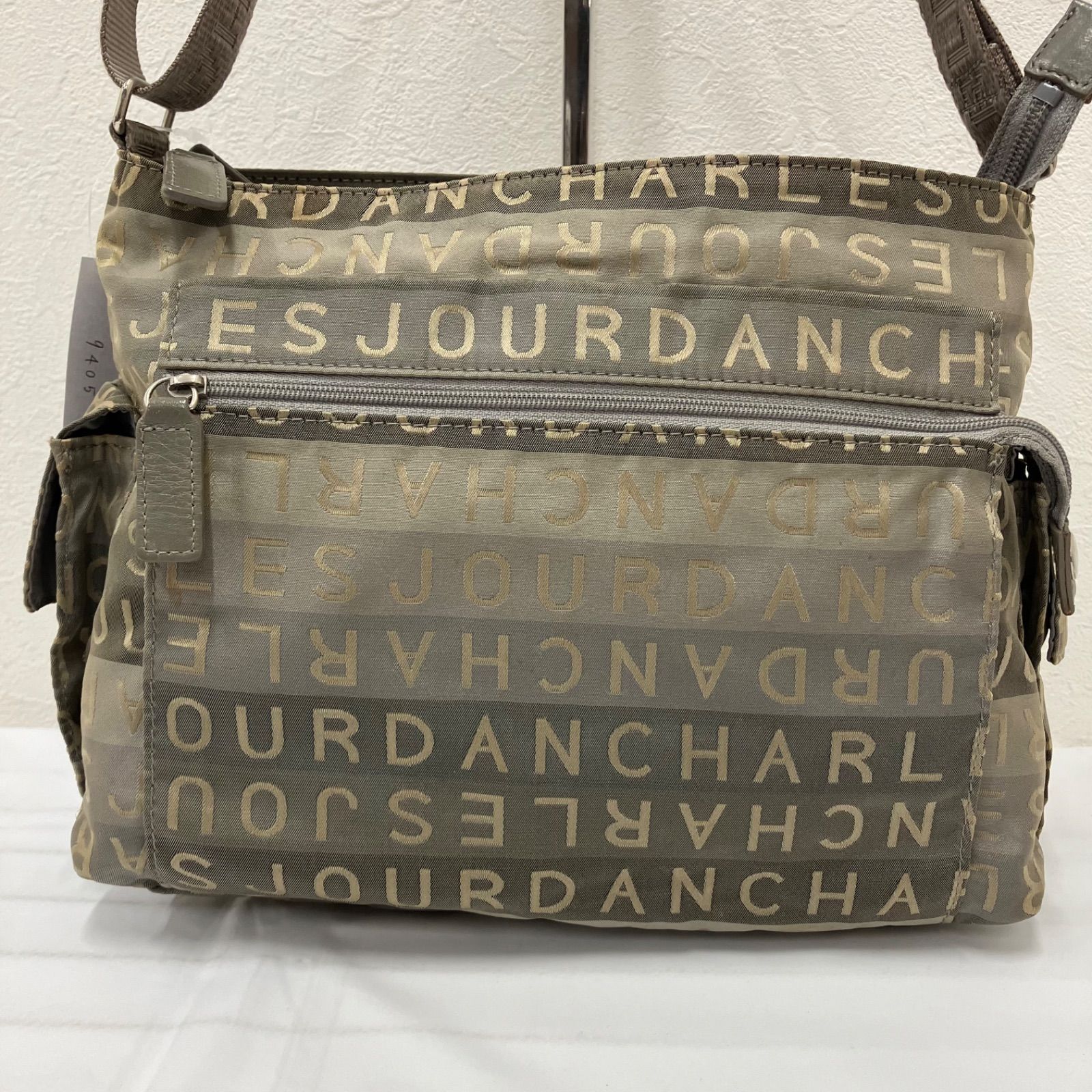 9405 CHARLES JOURDAN シャルルジョルダン ショルダーバッグ グレー 