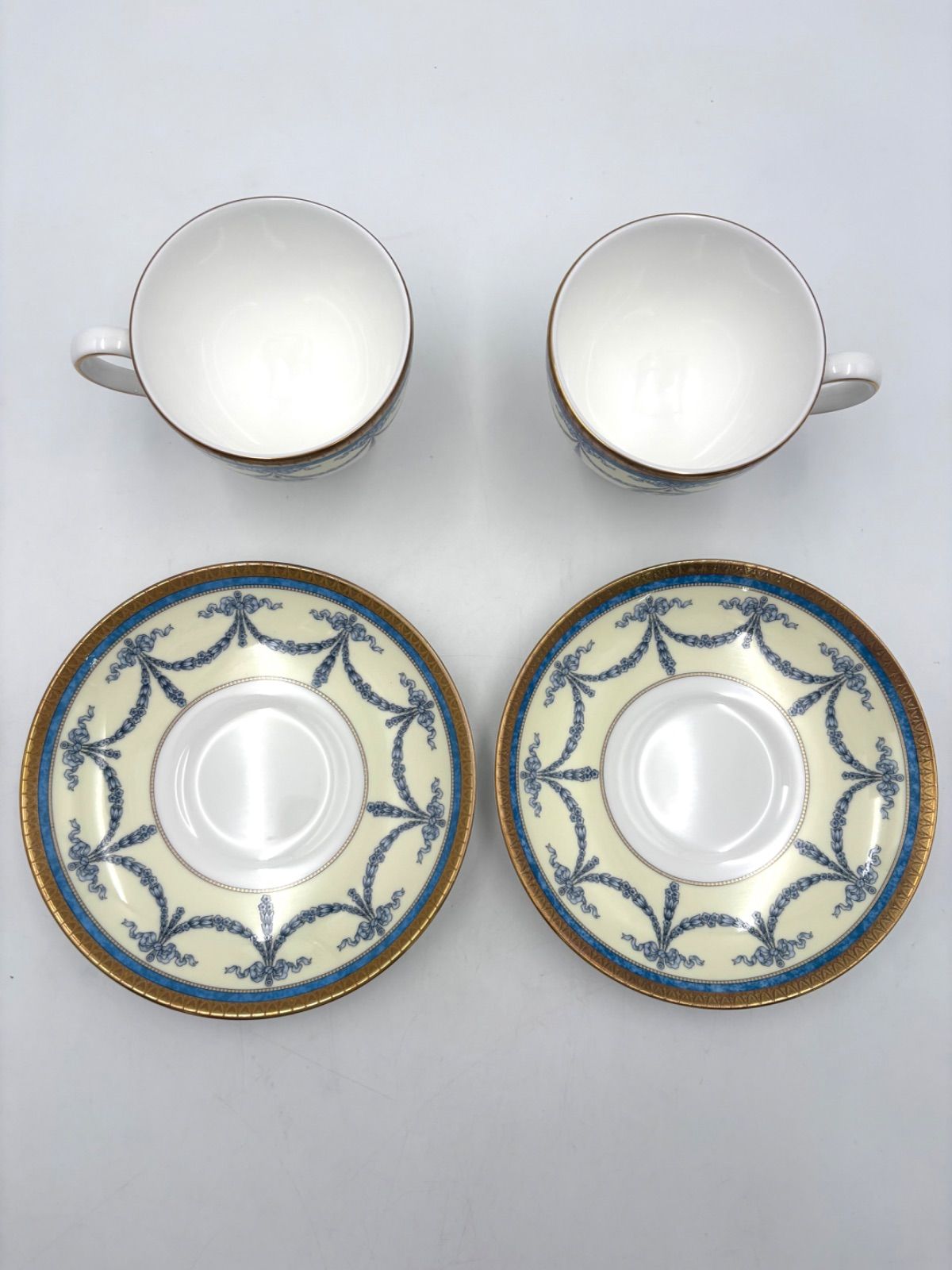 ウェッジウッド マデリン カップ＆ソーサー 2客セット ペア