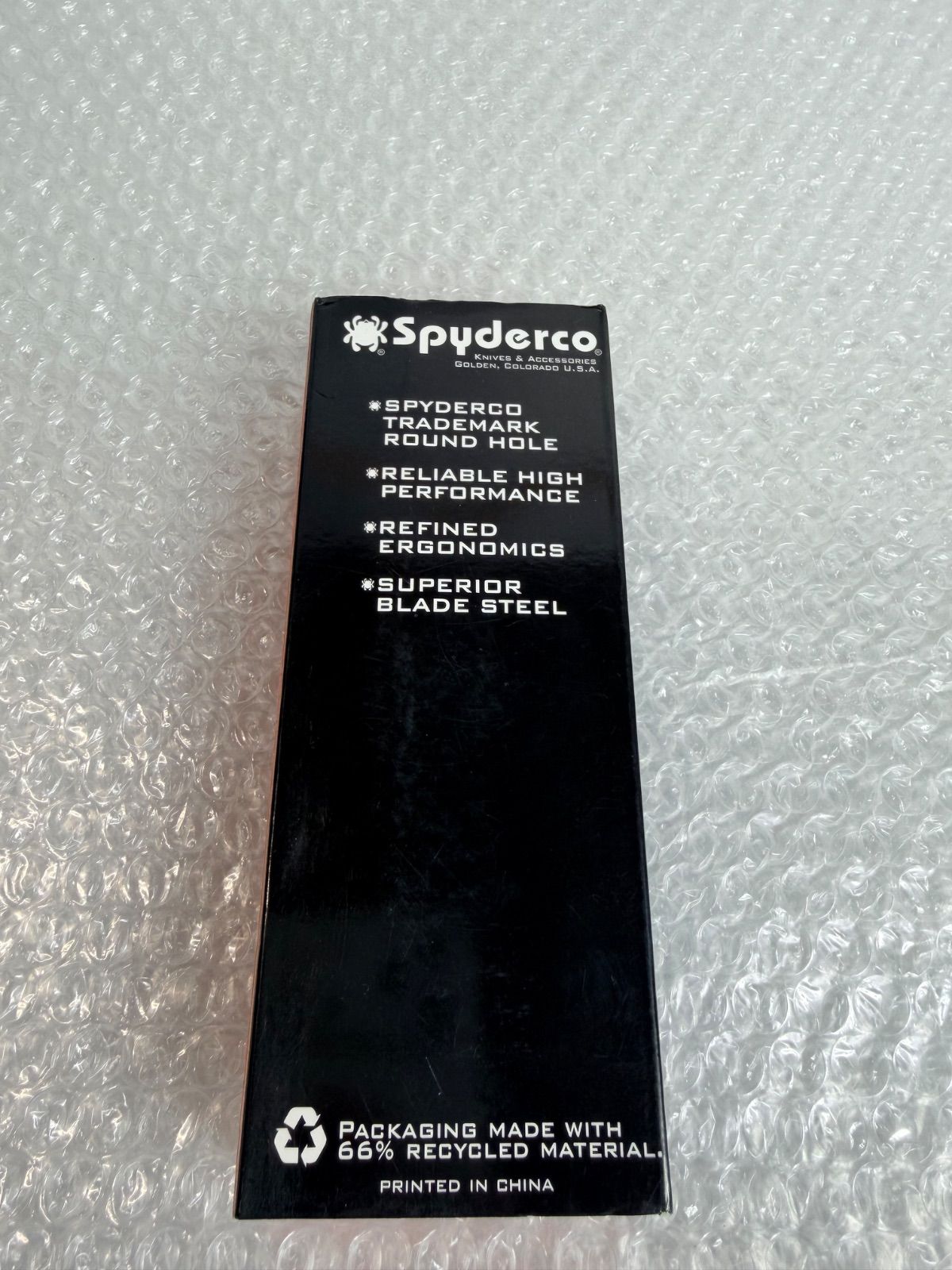  Spyderco Yojimbo ブラックハンドル きスパイダルコ ナイフ ツール アウトドア