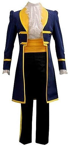 豊作 野獣 王子 国王 コスチューム仮装 大人用 衣装 5点セット メンズ XL po 55 af 9 cab