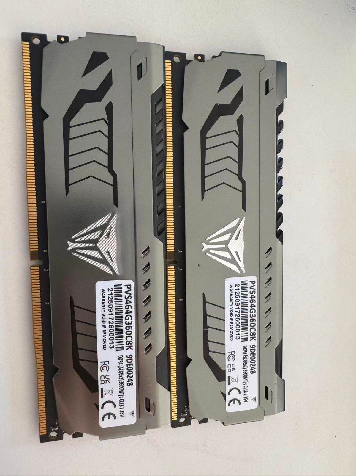 DDR4 32GB 3600MHz メモリ 2枚セット（合計64GB） シリコン