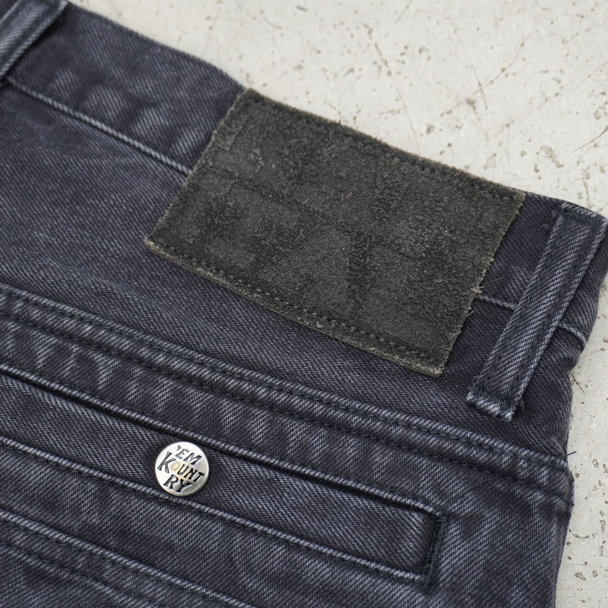 正規 希少 KAPITAL キャピタル K2309LP062 5P ZIPPER BAGGY DENIM PANT