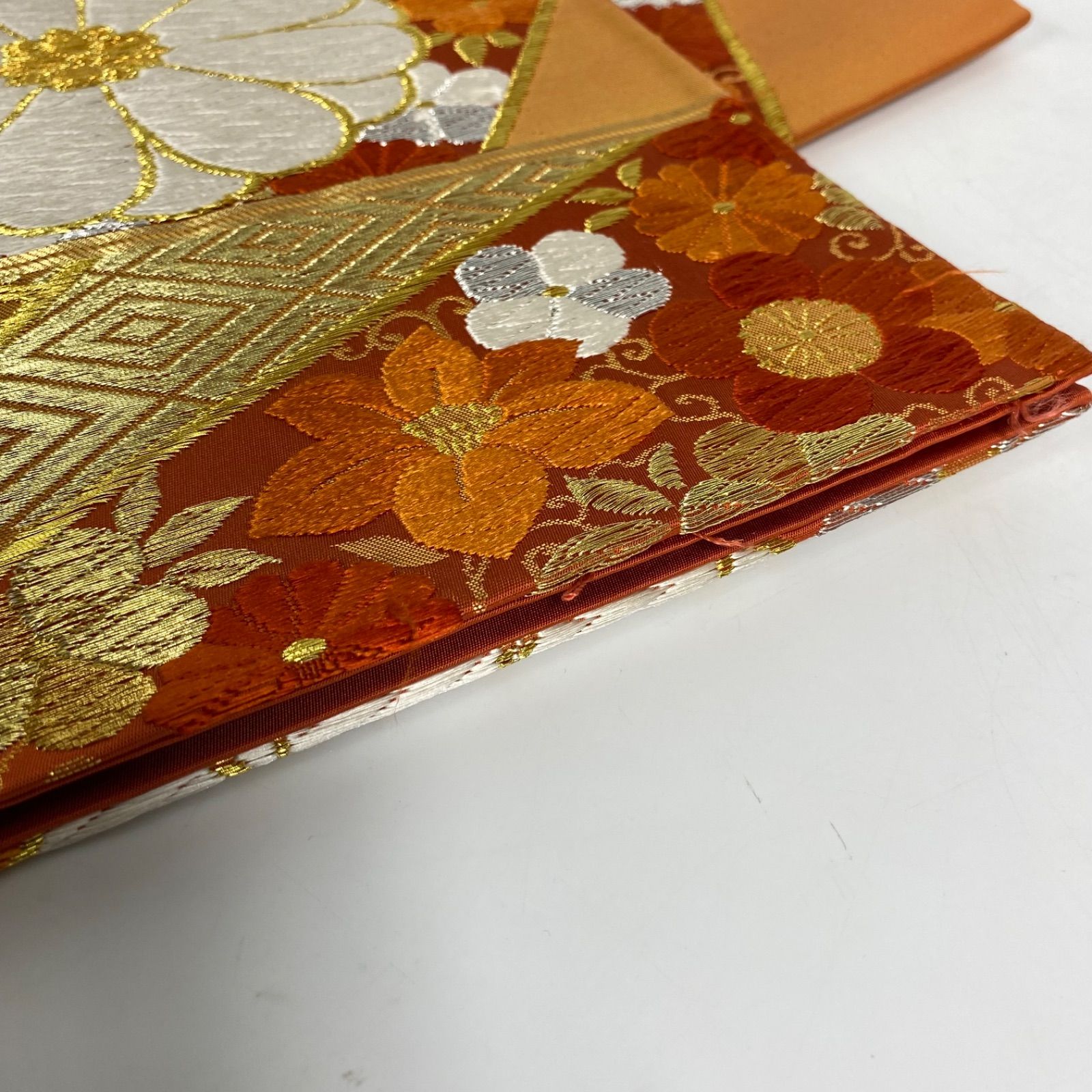 袋帯 3点まとめ売り 金糸 菊 花柄 六通相当 振袖 訪問着 着物帯 