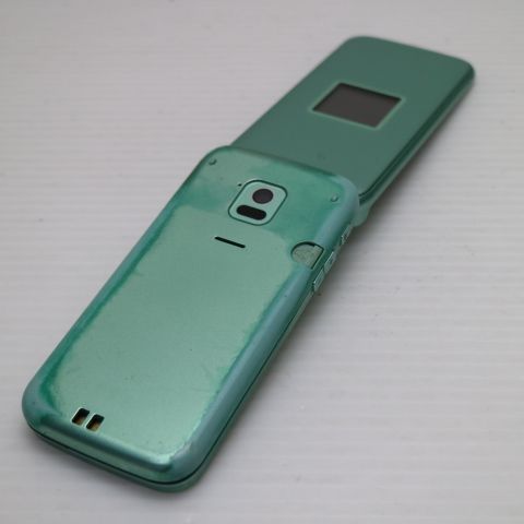 良品中古 F-02J らくらくホン ミントグリーン 即日発送 ガラケー DoCoMo 富士通 本体 白ロム 土日祝発送OK 08000