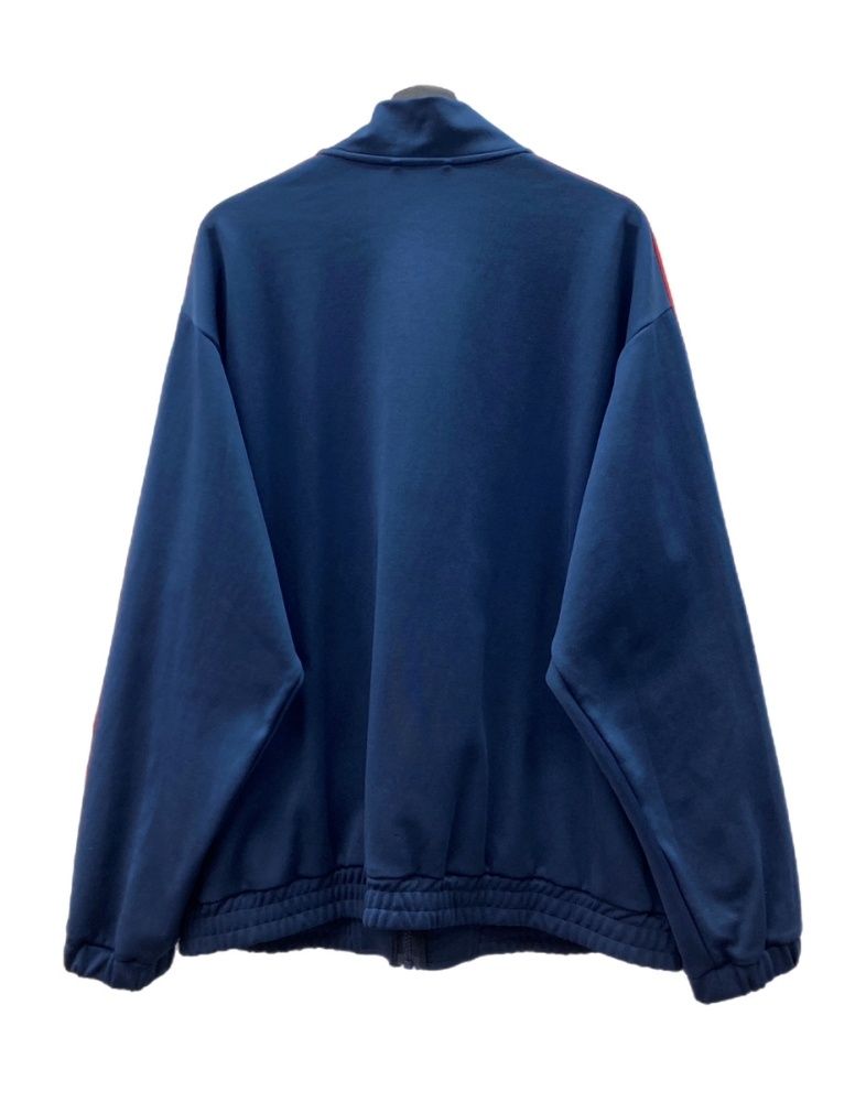 エフティーシー FTC STRIPE RIB TRACK JERSEY ストライプ トラック ジャージ ジップアップ ジャケット 紺 FTC025SPSW09 ジャージ ロゴ ネイビー XLサイズ 104MT-2696