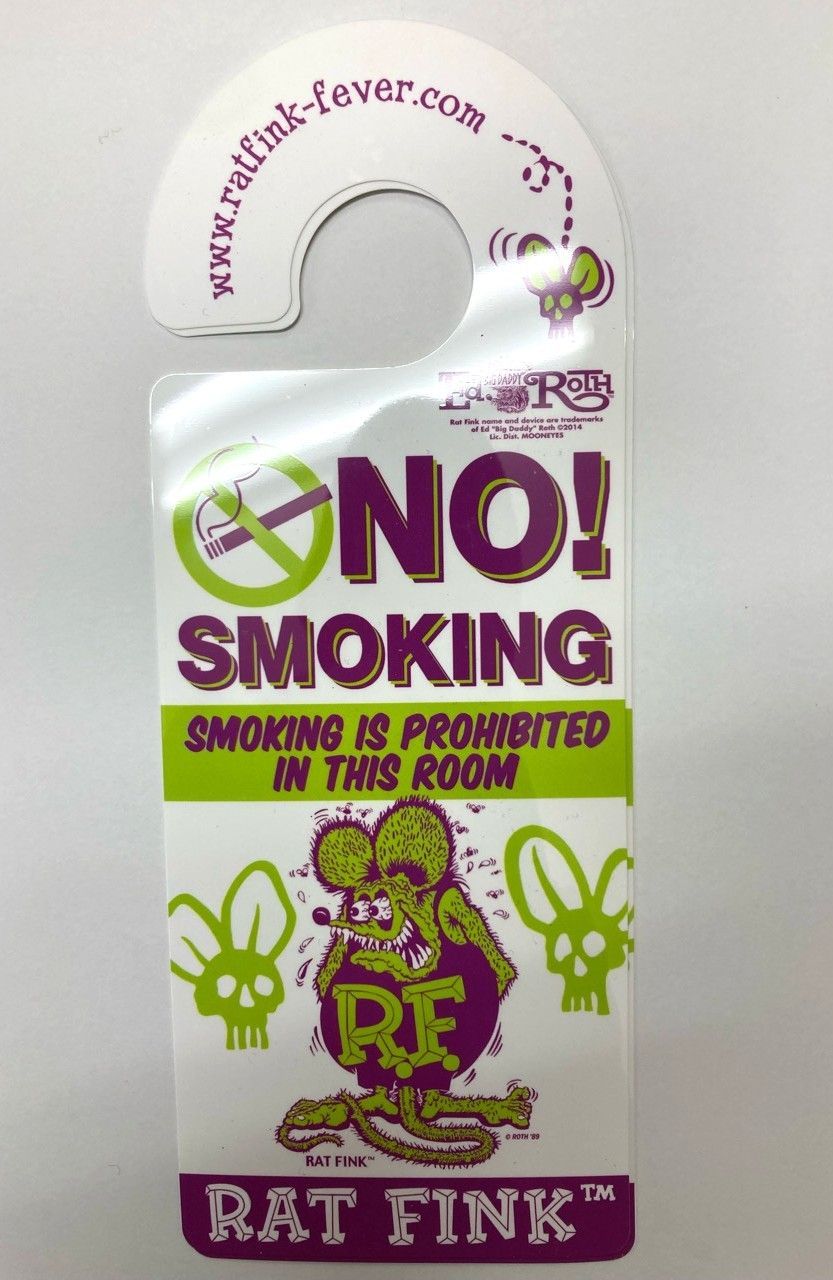 RAT FINK ラット フィンク ドア ハンガー NO SMOKING rafme - メルカリ