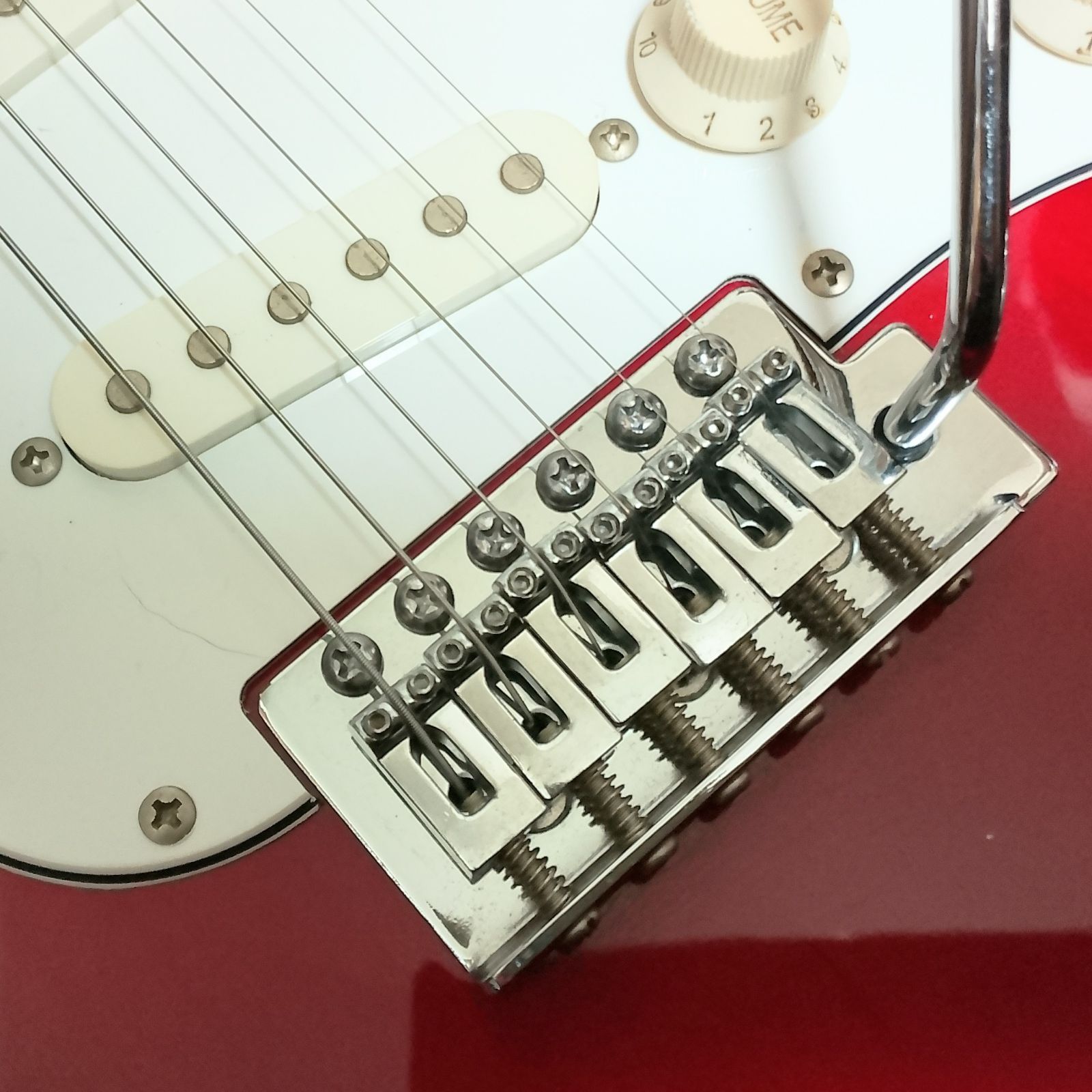 美品 SELDER エレキギター ストラトタイプ レッド 弦交換済み SELDER