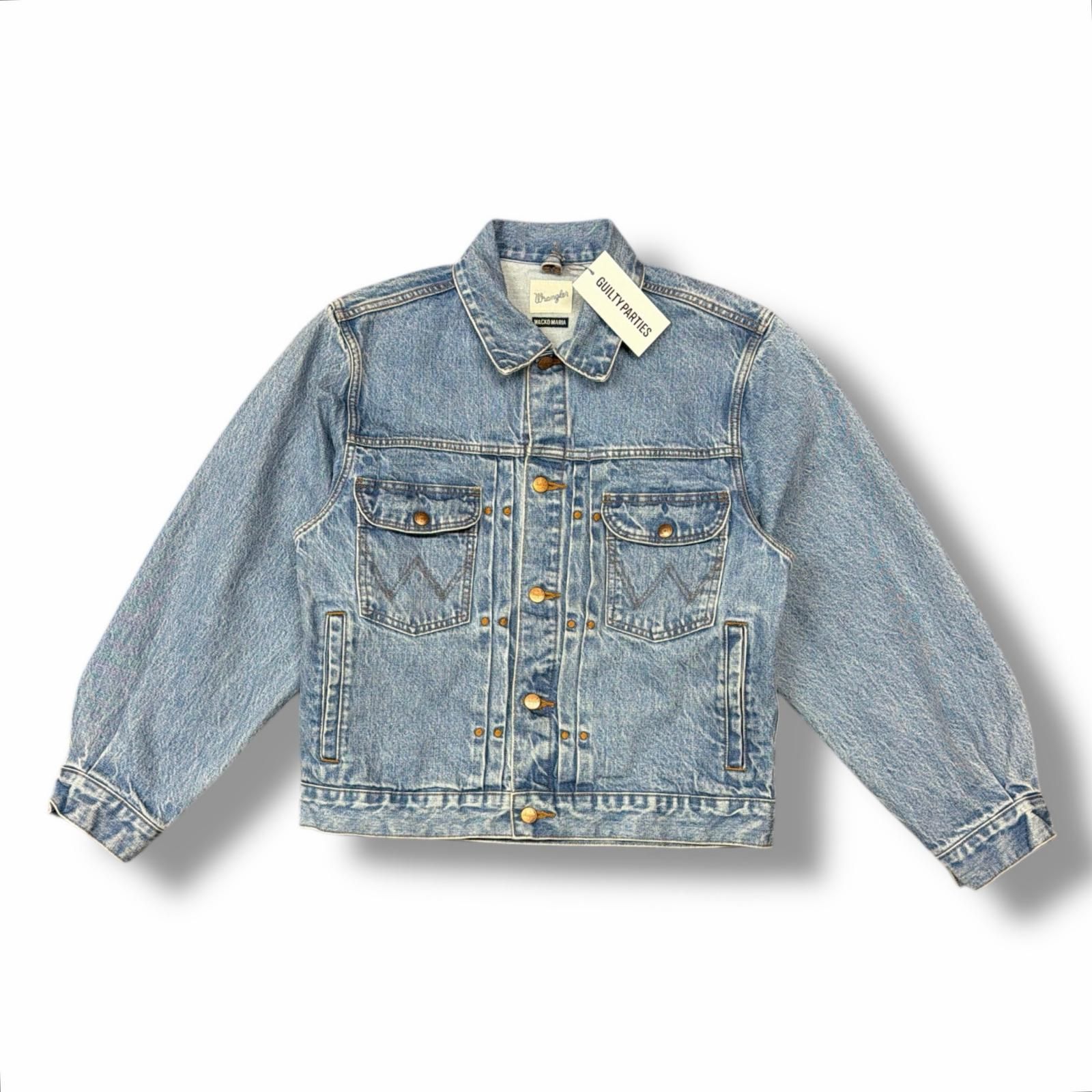 参考上代44000円 WACKO MARIA × Wrangler 25SS WASHED DENIM TRUCKER 