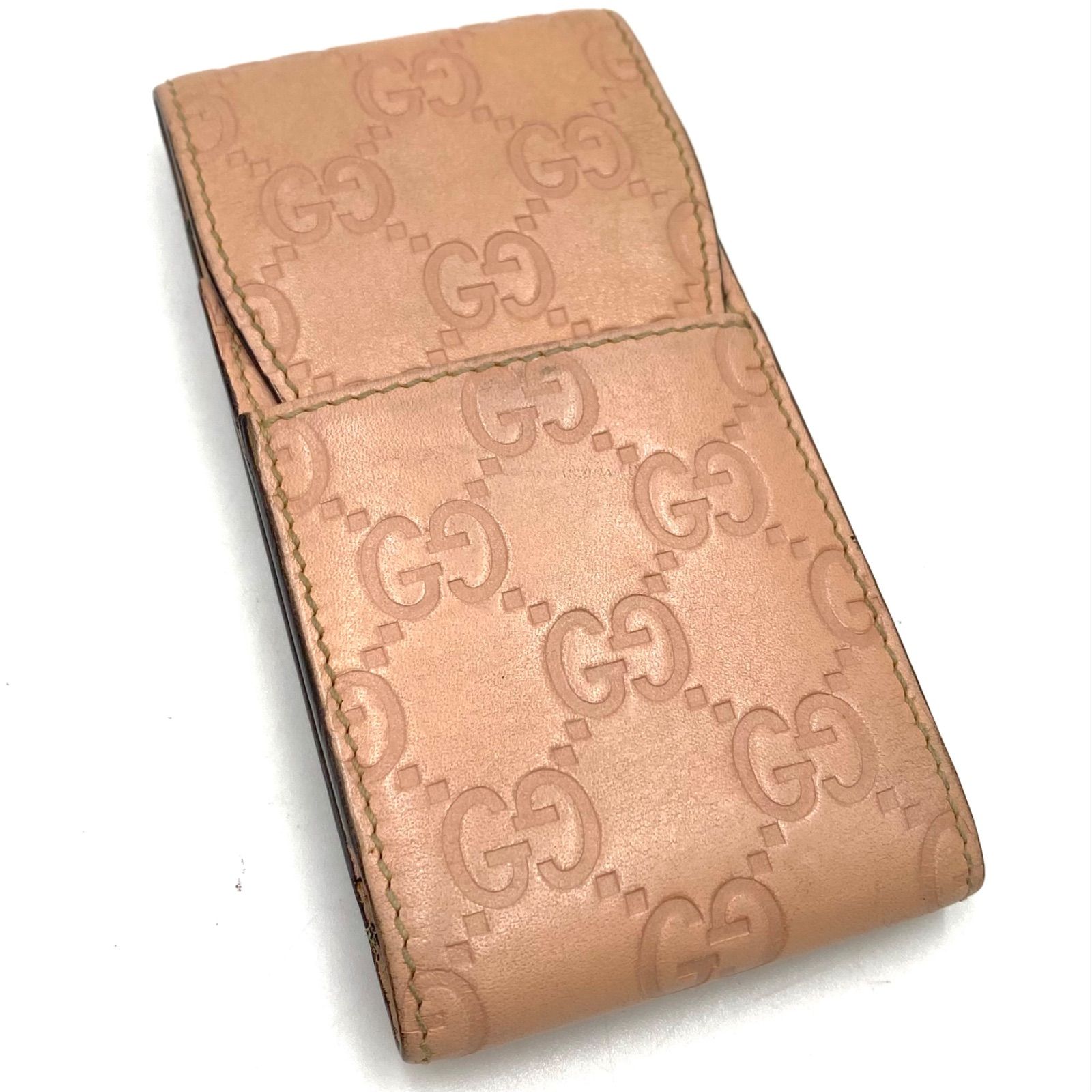 GUCCI グッチ GGキャンバス 携帯ケース シュガーレットケース タバコ