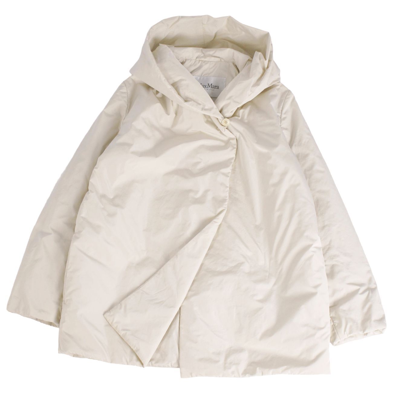美品 マックスマーラ Max Mara コート 2019 フード付き 中綿入り 美品 マックスマーラ Max Mara コート 2019 フード付き 中綿入り