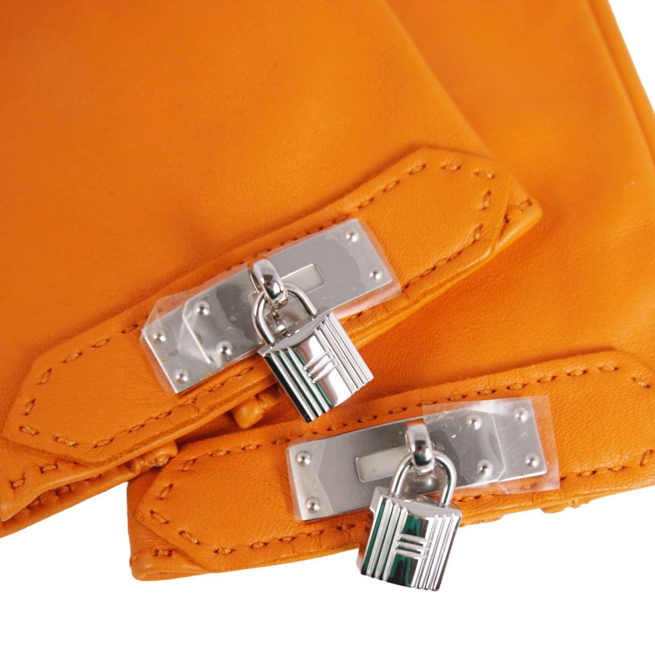 極美品 エルメス HERMES 手袋 ソヤ SOYA グローブ ケリー金具 ラム