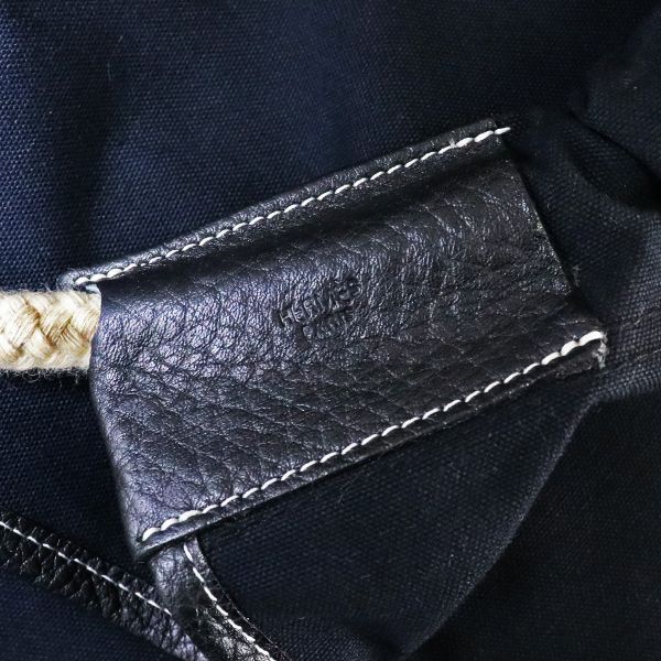  超 エルメス トワル レザーハンモック ブラック キャンプ アウトドア レジャー用品 HERMES その他 アウトドアウェア小物