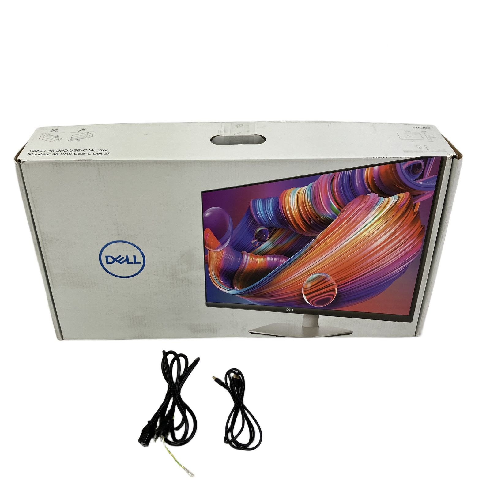 DELL 27インチ4Kモニター S2722QC本体 画面ひびありジャンク Dell