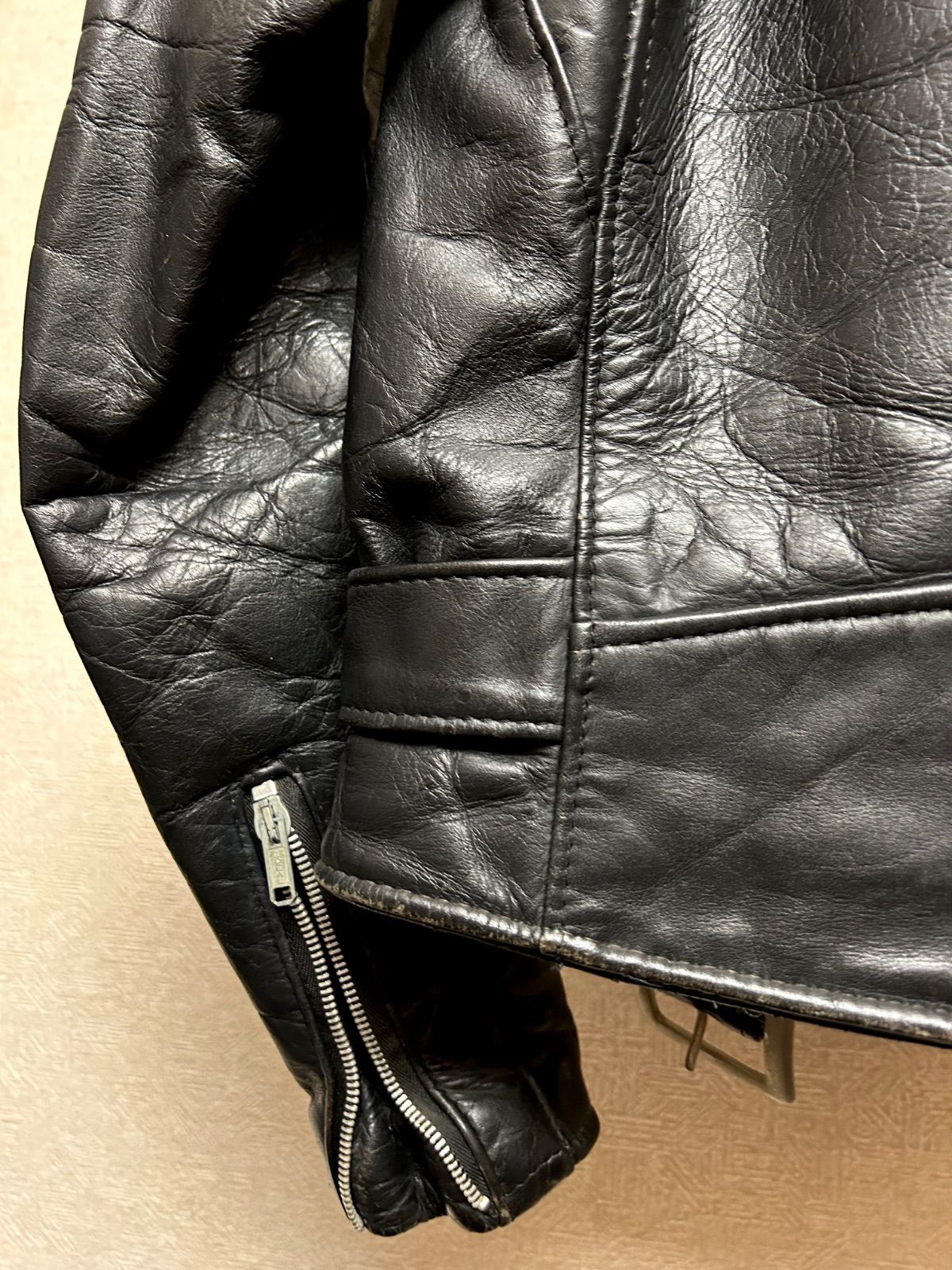 厳選コレクト80,sモデルSchottバイカータグ618US茶芯ライダース36