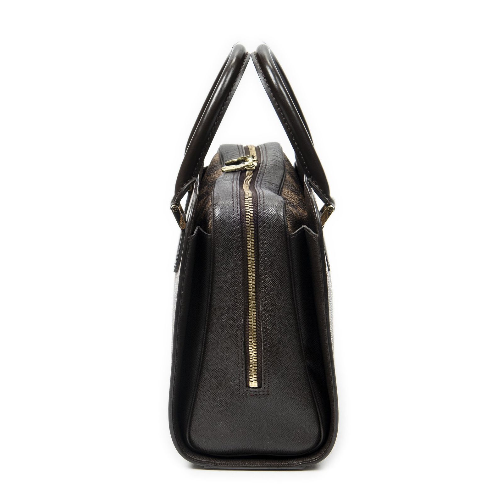 ルイヴィトン [中古] LOUIS VUITTON ルイヴィトントリアナ茶色ダミエ 