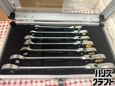  ▽ ♥ スーパーツール ギアレンチ フレックス 7丁組セット GRW 700 F その他 特殊工具