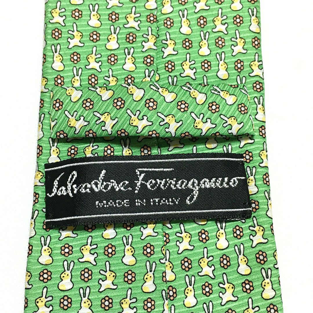 未使用級 サルヴァトーレフェラガモ Salvatore Ferragamo ネクタイ
