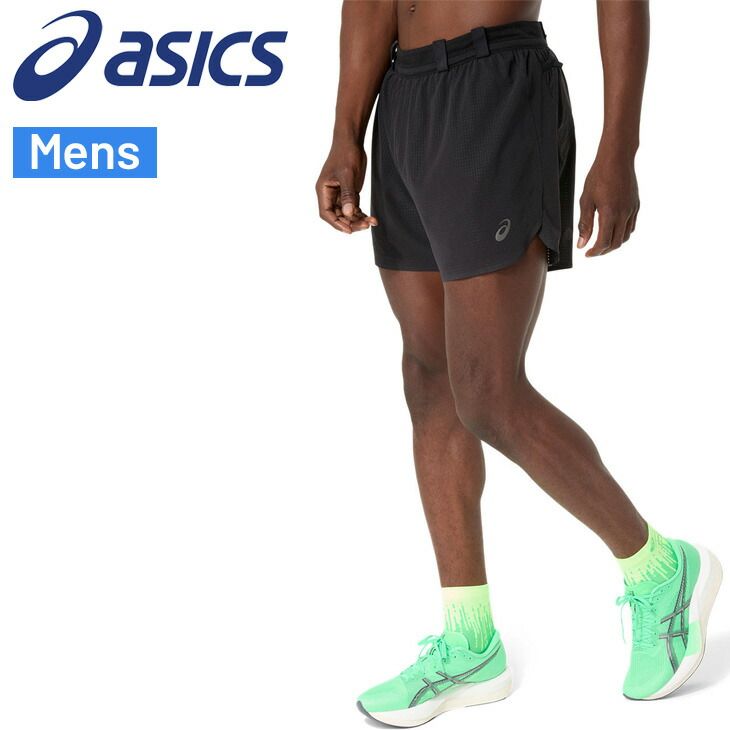 アシックス ランニングパンツ メンズ 海外サイズ asics METARUN5インチ