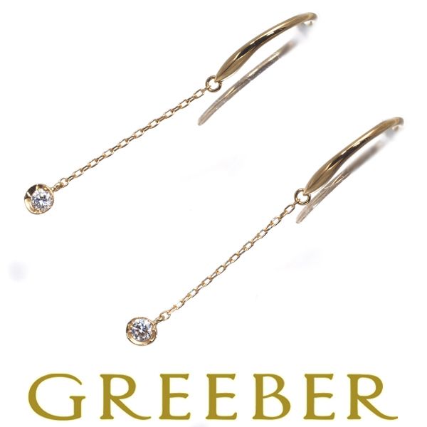 スタージュエリー ピアス ダイヤ ダイヤモンド 0.02ct/0.02ct ムーン 