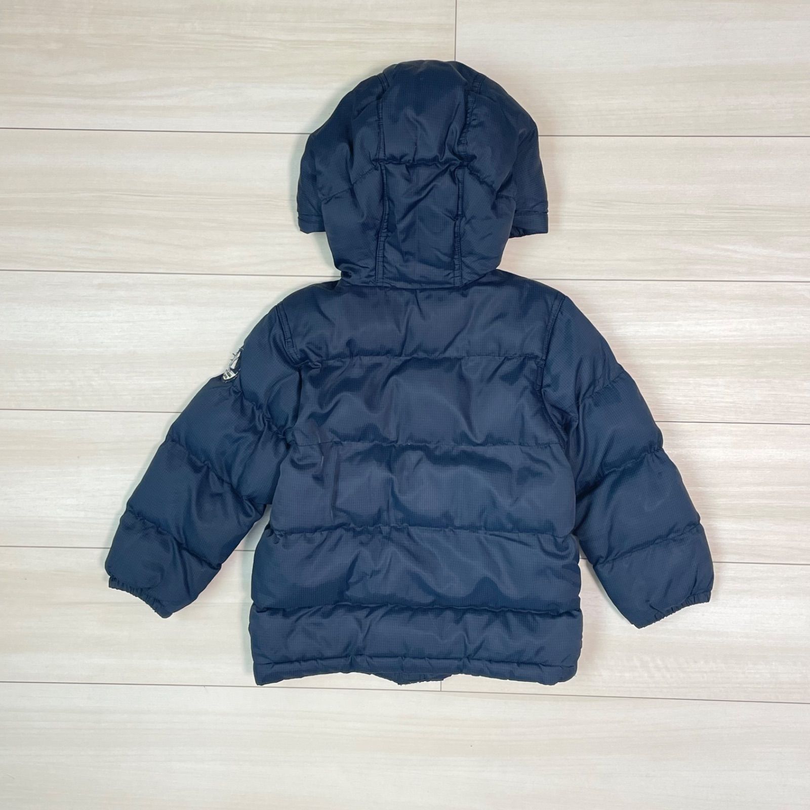 古着】 PETIT BATEAU プチバトー 綿入りジャケット ネイビー 3ans 95cm 