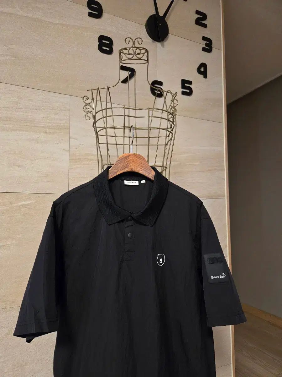 100 ゴールデンクマ メンズ ゴルフ カラーTシャツ 2024 ゴールデンベア