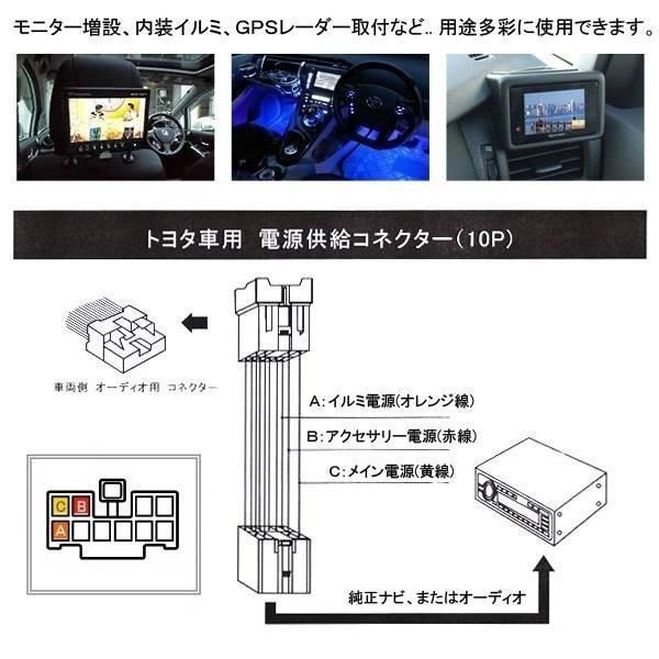 30プリウス プリウス 30 電源取り出しキット 電源取り出しカプラ 