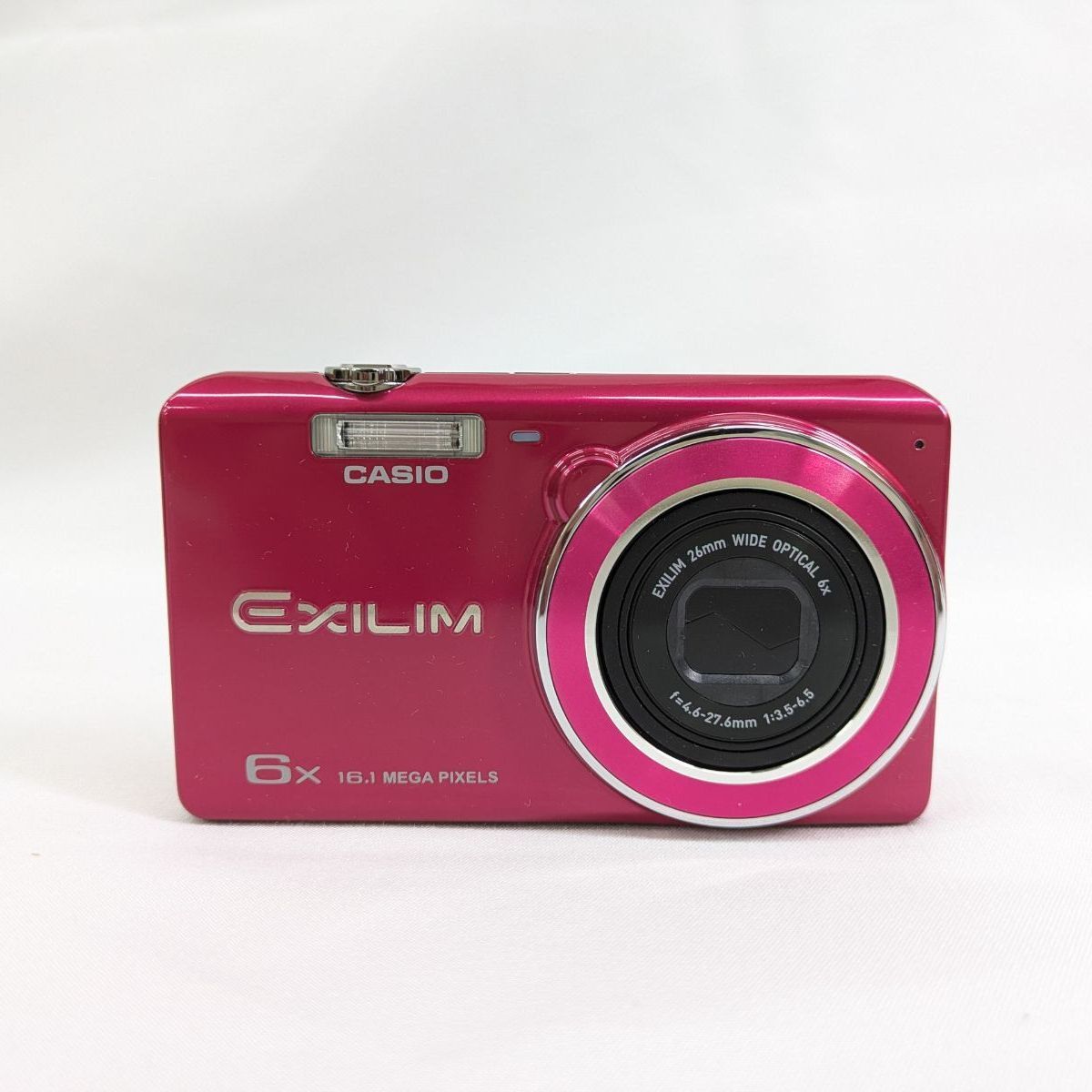 CASIO EXILIM デジタルカメラ | 広角26mm 光学6 レッド EX-ZS26 - EX