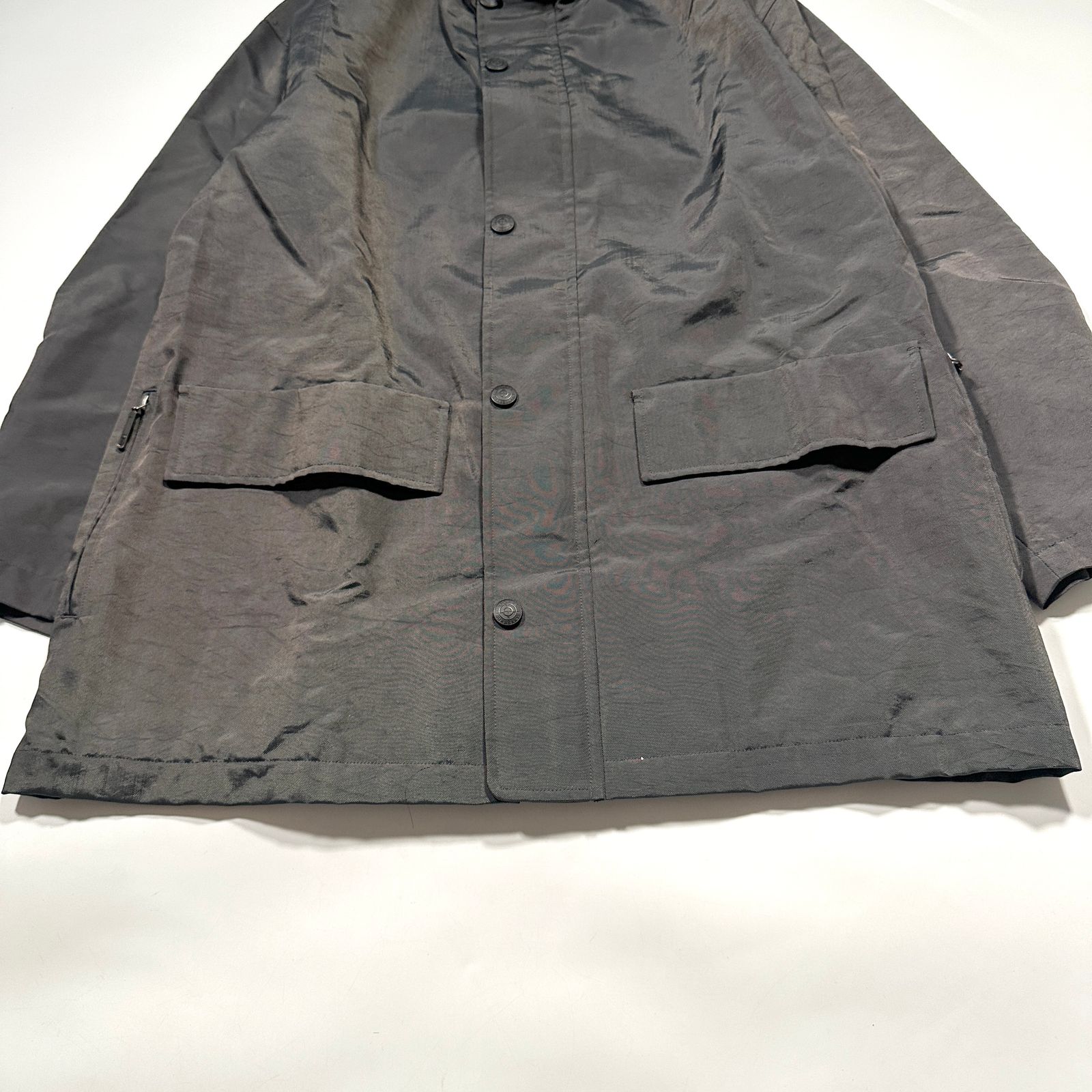 希少美品】バーバリーズ ステンカラーコート ノバチェック 2way LL