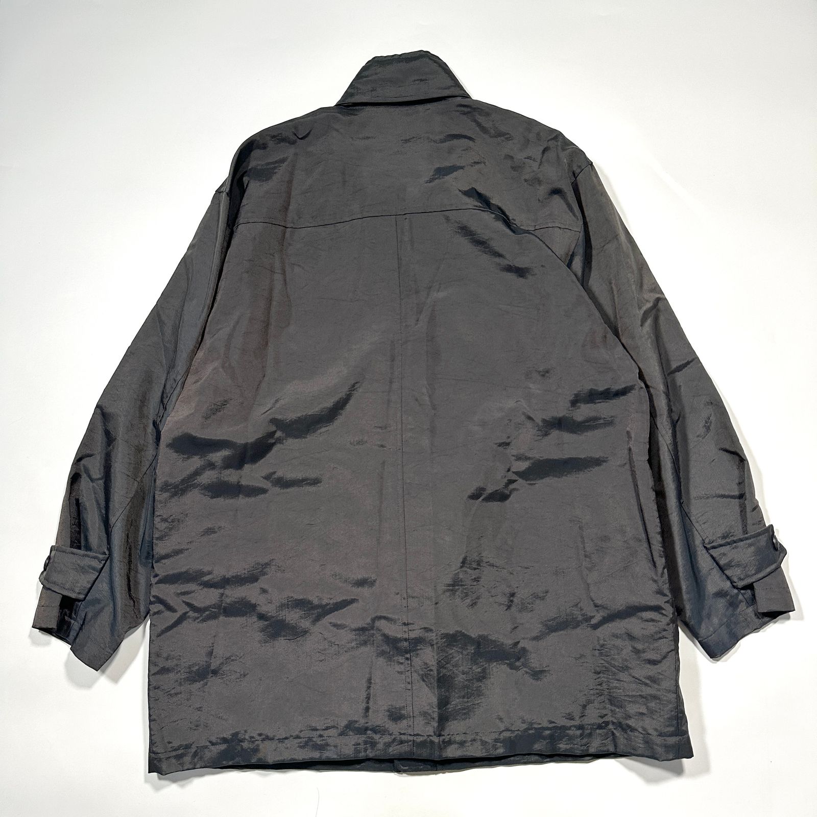 希少美品】バーバリーズ ステンカラーコート ノバチェック 2way LL