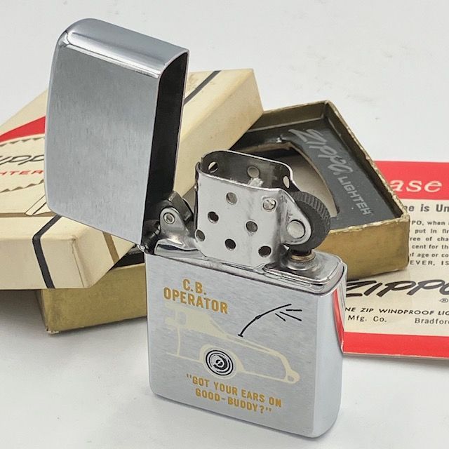 ZIPPO ビンテージ ジッポー 未使用に近い 1976年 C.B. OPERATOR - メルカリ