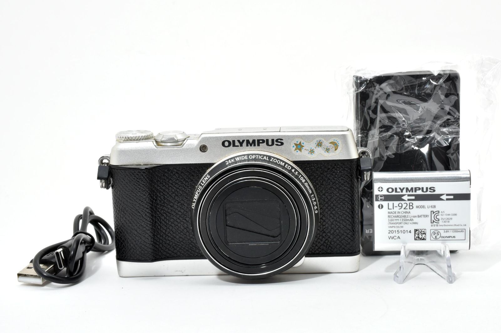 OLYMPUS オリンパス STYLUS SH-3 シルバー /2729 動作OK 返金保証
