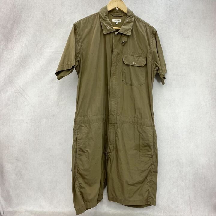 Engineered Garments 半袖 オールインワン つなぎ M ベージュ メンズ