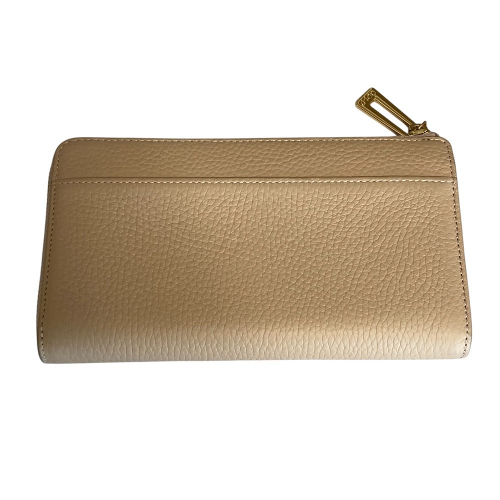 美品 COCOCELUX GOLD ココセリュックスゴールド シュリンクレザー L字 