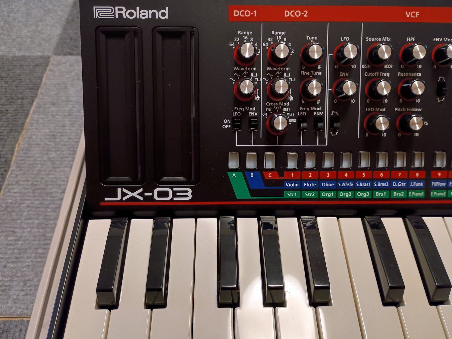 🎹 Roland JX-03 ＆ K-25m セット【生産完了・希少モデル】USB給電対応
