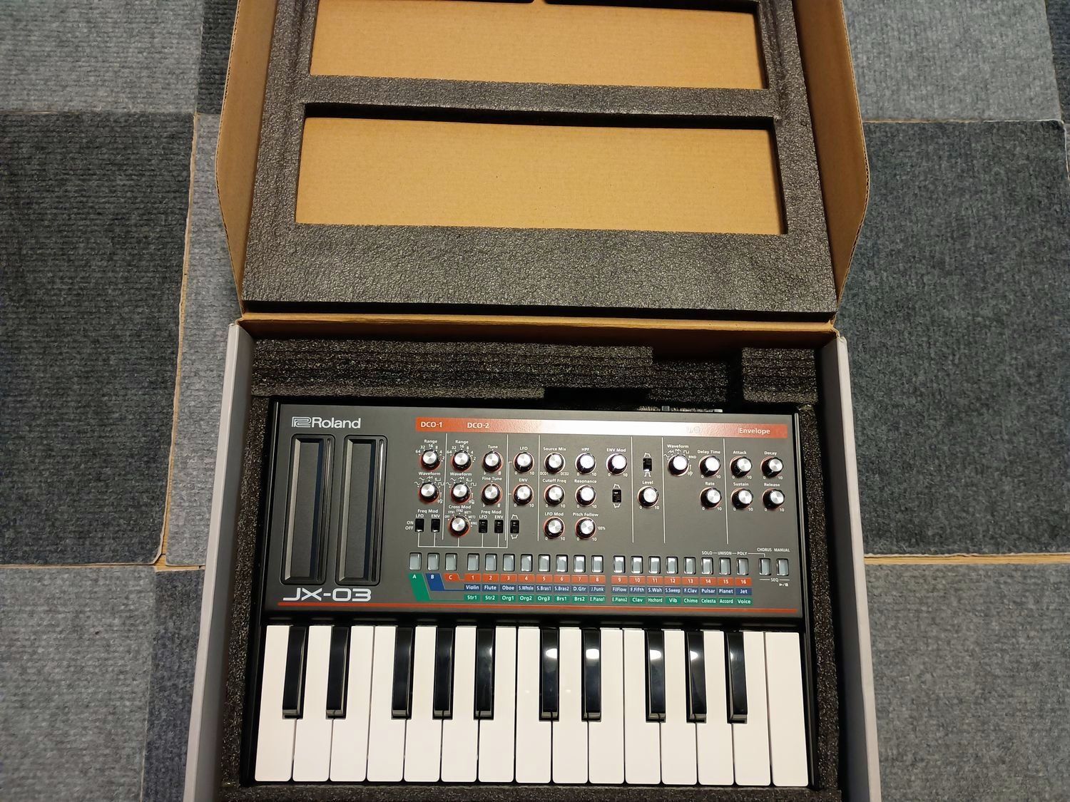 🎹 Roland JX-03 ＆ K-25m セット【生産完了・希少モデル】USB給電対応