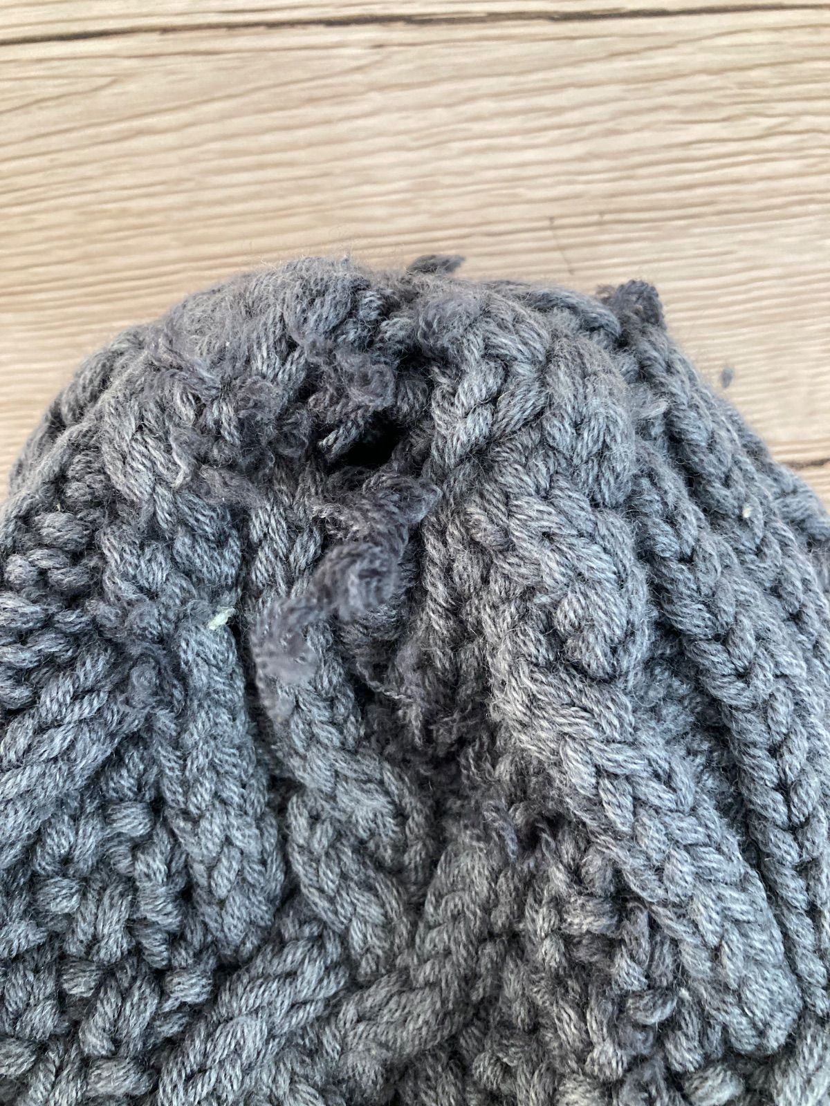 MONCLER モンクレール ニット帽 キャップ グレー 平塚店 衣料品 ①