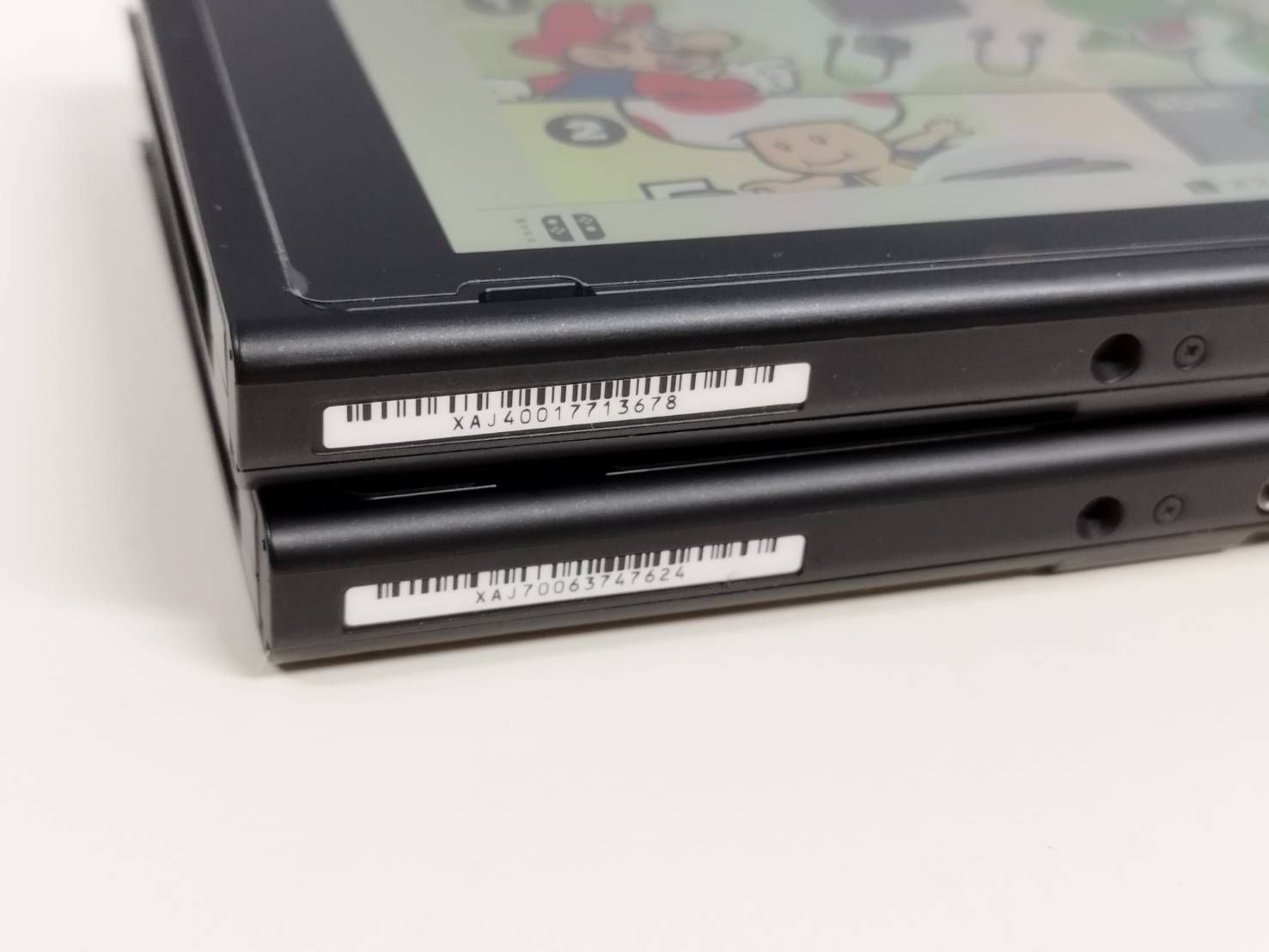 良品】Nintendo Switch 本体 HAC-001/2017・2018年製/2台セット！-純正買蔵