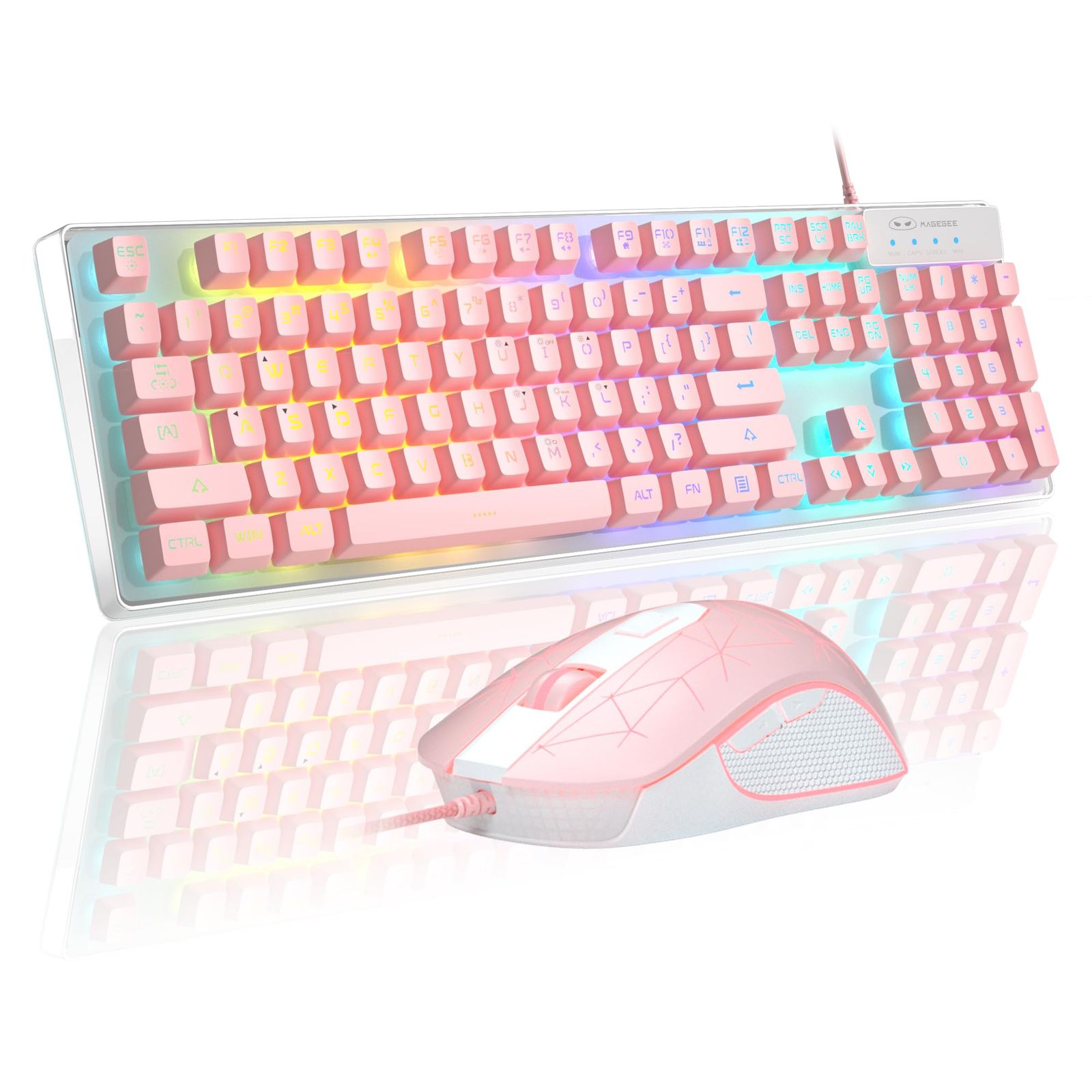 キーボード マウスセットキーボード マウス ゲーム用有線キーボードゲーミングキーボードコンピュータキーボードとコンボ有線キーボードと 特価商品】ゲーミング キーボード マウス セット 有線 バックライト USB の通販 by PINEAPPLE STORE｜ラクマ 