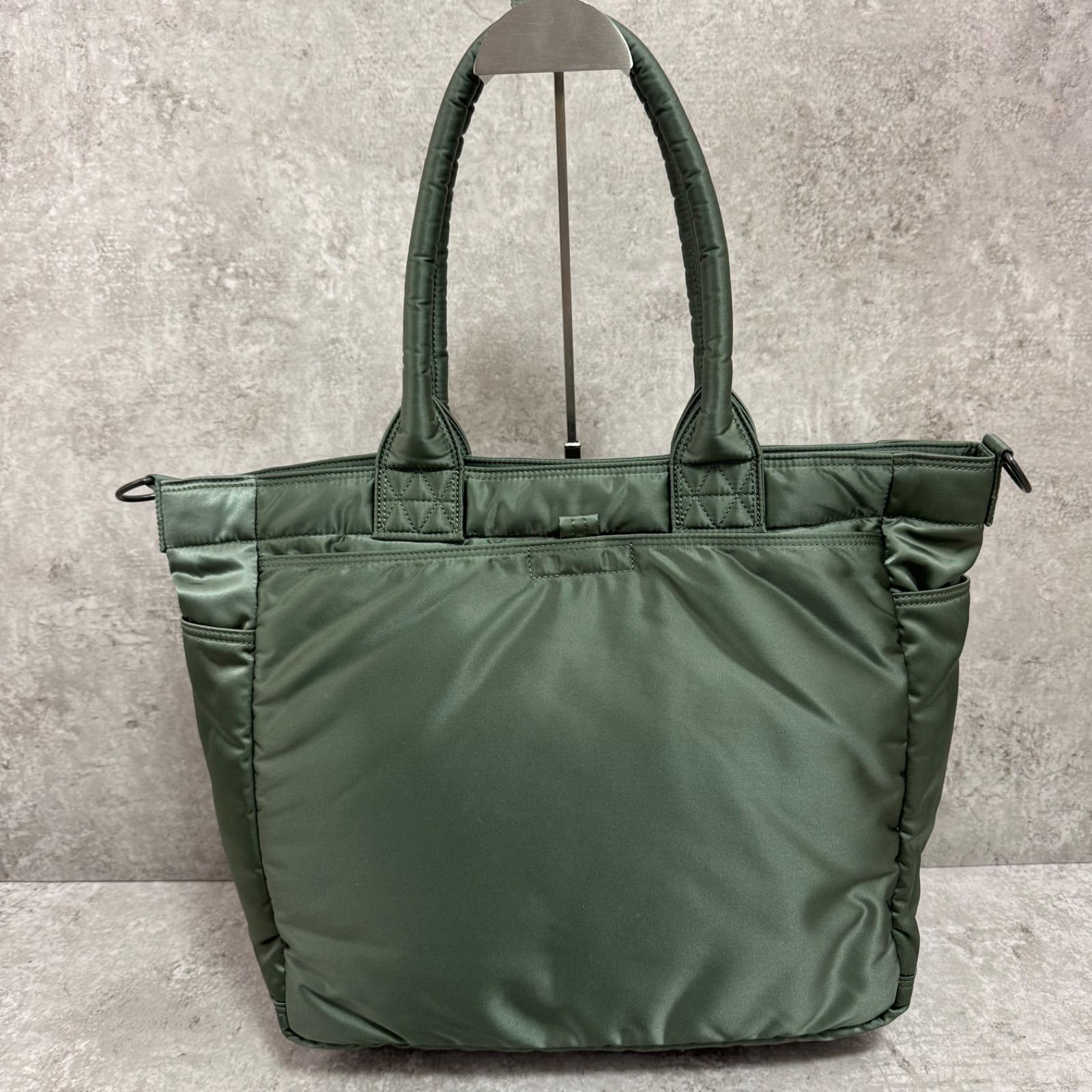 PORTER タンカー トートバッグ(L) セージグリーン 未使用品レベル】PORTER TANKER TOTE BAG(L) ポーター タンカー トート