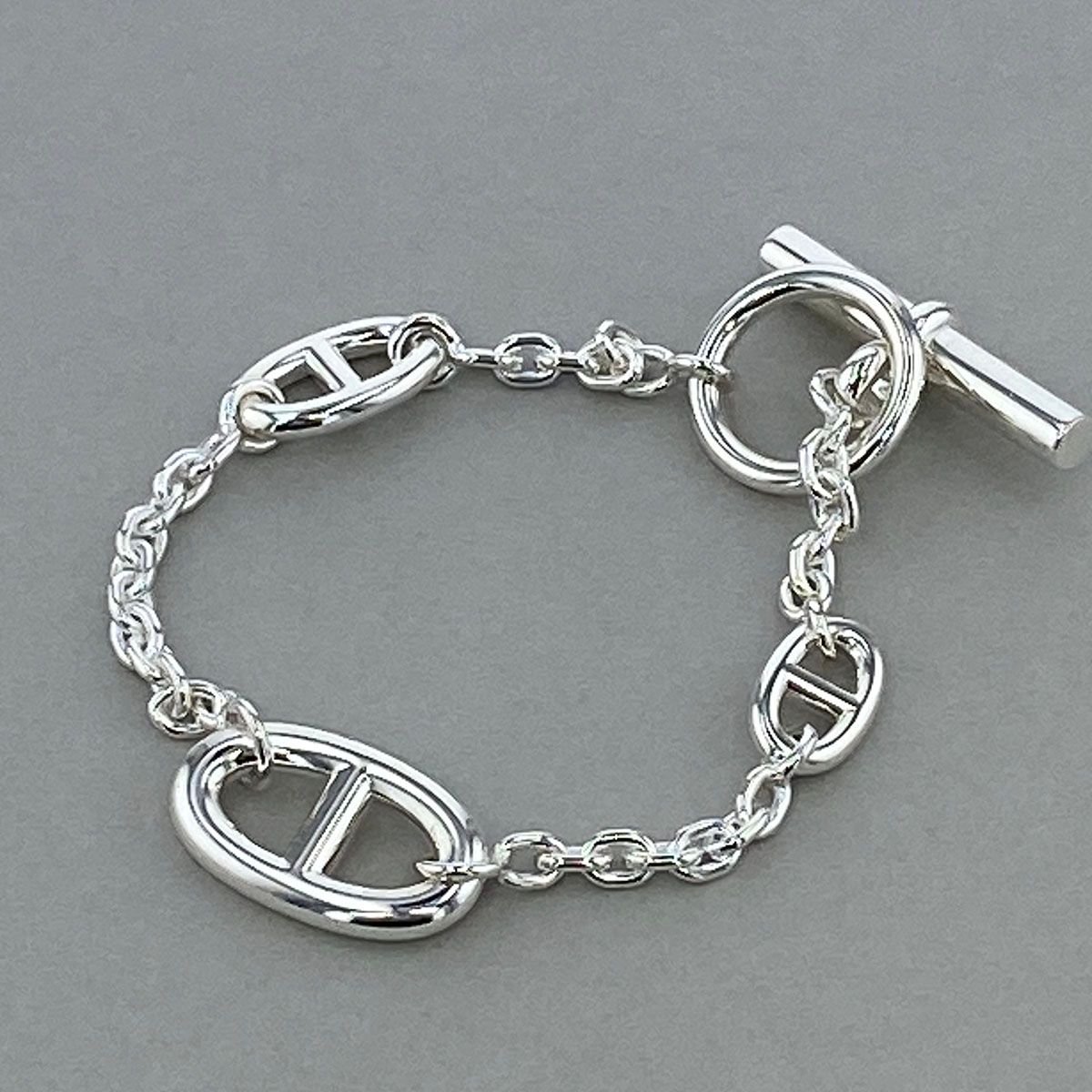 HERMES エルメス シェーヌダンクル ファランドール LG ブレスレット